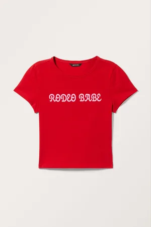 Monki Cropped t-shirt