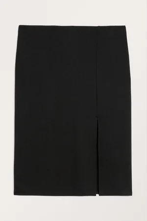 Monki Side slit midi skirt