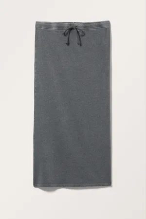 Monki Midi Terry Skirt