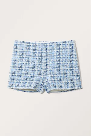 Monki Tweed Mini Shorts