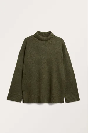 Monki Oversized long sleeve turtleneck sweater