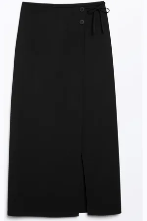 Monki Midi wrap skirt