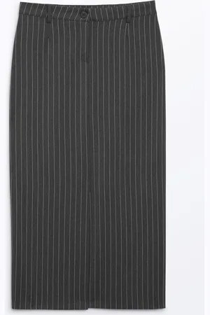 Monki Tailored midi pencil skirt