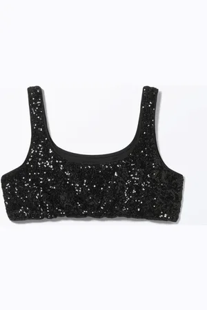 Monki Sequin Top