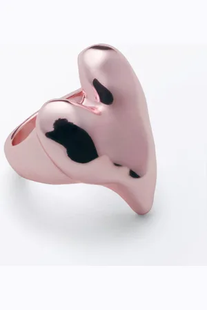 Monki Irregular Shaped Heart Ring