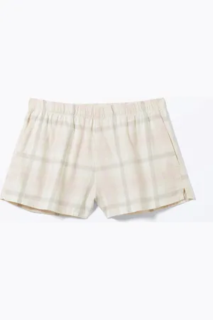 Monki Flannel Boxer Shorts