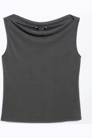 Monki Super soft sleeveless boatneck top