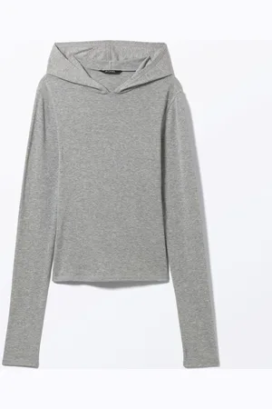 Monki Long-Sleeved Hooded Top