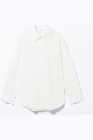 Monki Long-Sleeved Oversized Poplin Shirt