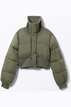 Monki Cropped Padded Puffer Jacket