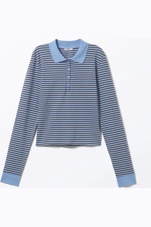 Monki Long-Sleeved Polo Top