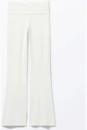 Monki Low Waist Flared Pyjama Trousers