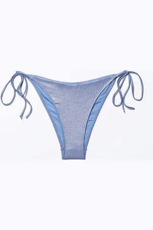 Monki Strappy Glitter Bikini Bottoms