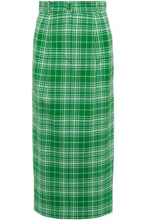 Sportmax Naiset Kynähameet - Pagina checked pencil skirt