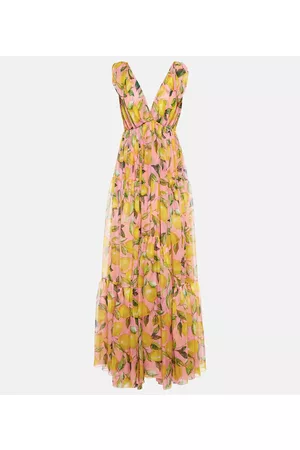 Dolce & Gabbana Naiset Printtimekot - Exclusive to Mytheresa â Printed silk chiffon gown