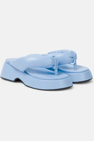Ganni Padded thong sandals