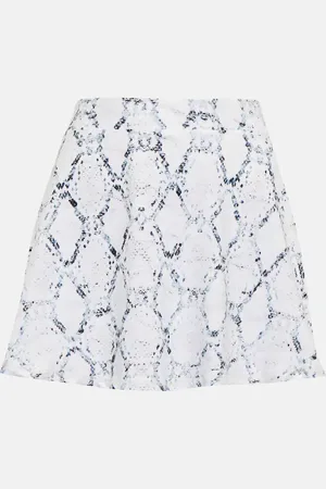 Varley Floyd snake-print miniskirt