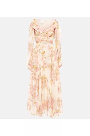 Giambattista Valli Exclusive to Mytheresa â Ruched floral silk georgette gown