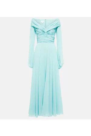 Giambattista Valli Exclusive to Mytheresa â Ruched silk georgette gown