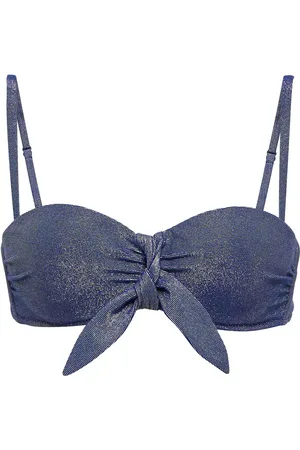 Heidi Klein Striped bandeau bikini top