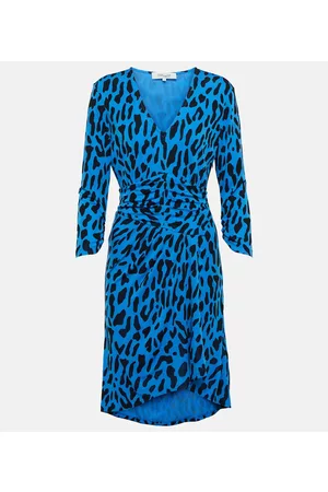 Diane von Furstenberg David leopard-print minidress