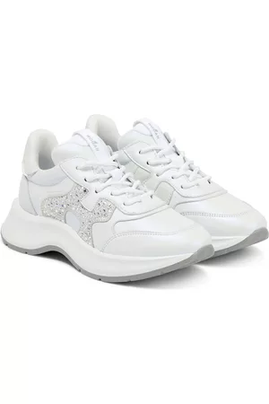 Hogan H585 embellished leather sneakers