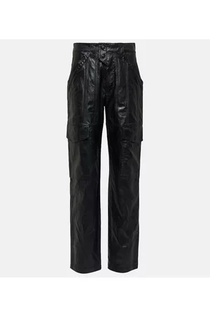 Isabel Marant Vayonili faux leather cargo pants