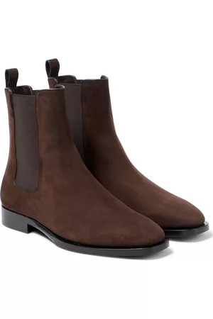 The Row Grunge suede Chelsea boots