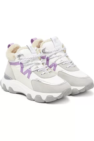 Hogan Hyperactive shearling-lined sneakers