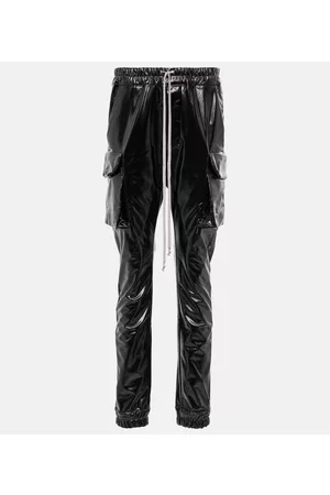 Rick Owens DRKSHDW faux leather cargo pants