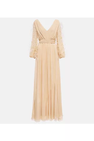 Max Mara Bridal Ofanto embellished silk gown