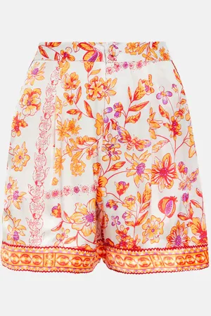 POUPETTE ST BARTH Isabelle floral satin shorts