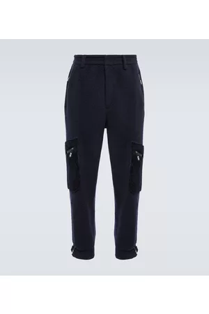 Armani Wool and cashmere cargo pants