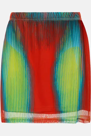 Y / PROJECT X Jean Paul Gaultier printed miniskirt