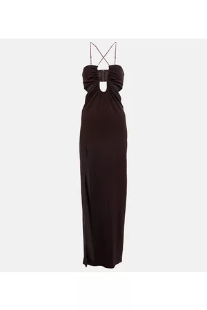 Nensi Dojaka Cutout jersey maxi dress