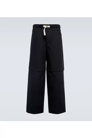 Jil Sander Wide-leg cotton pants