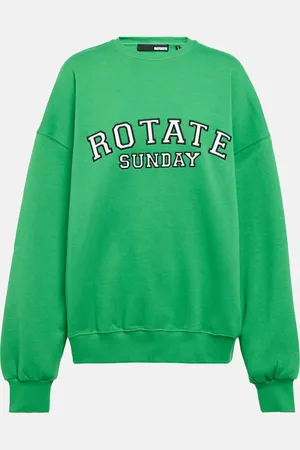 ROTATE Iris logo cotton sweatshirt