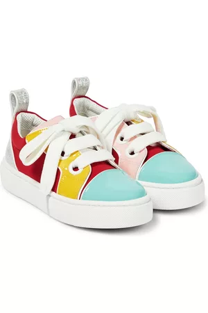 Christian Louboutin Kids Patent leather sneakers