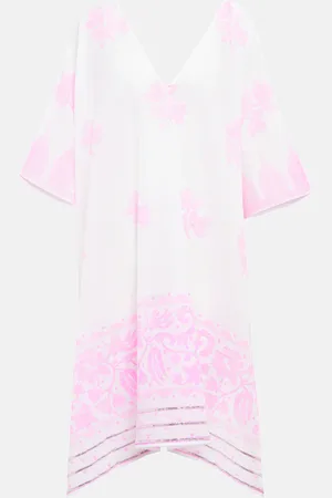 Juliet Dunn Printed cotton kaftan