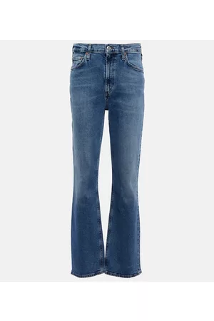 AGOLDE Naiset Leveälahkeiset Farkut - High-rise bootcut jeans