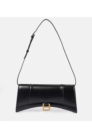 Balenciaga Naiset Olkalaukut - Stretched Hourglass leather shoulder bag