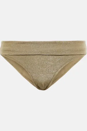 Heidi Klein Ecuador metallic bikini bottoms