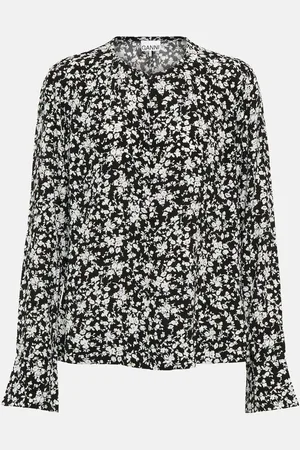 Ganni Floral blouse
