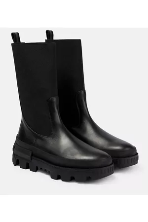 Moncler Neue leather Chelsea boots