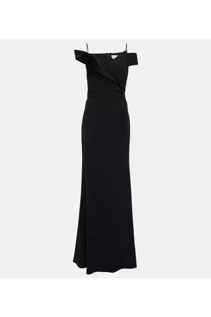 Alexander McQueen Off-shoulder crÃªpe gown