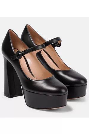 Gianvito Rossi Mary Jane leather pumps