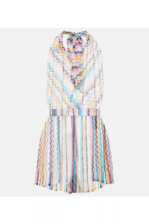 Missoni Zig-zag halterneck playsuit