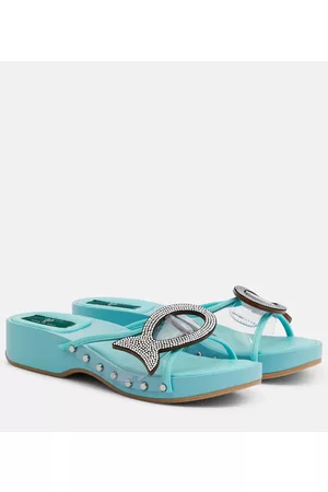 Puccini Musa crystal-embellished PVC clogs