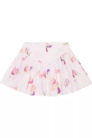 MORLEY Floral-print cotton miniskirt