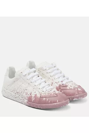 Maison Margiela Printed leather sneakers